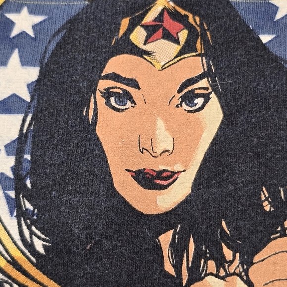 1999 San Diego Comi-Con DC Comics Wonder Woman Graphitti T-Shirt Unisex XL Blue - Picture 6 of 11